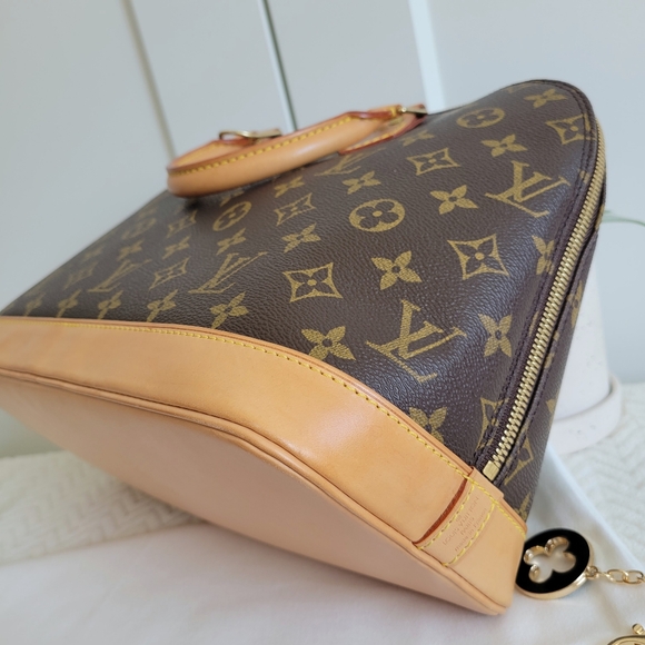 🍁BEAUTIFUL Louis Vuitton Alma PM Satchel Monogram - Picture 13 of 16